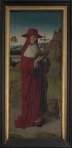 Saint Jérôme, panneau droit du Triptyque de Saint Érasme, vers 1460