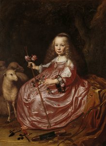 Portrait de Clara Alewijn - Dirck Dircksz. van Santvoort