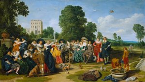 The Fête champêtre - Dirck Hals