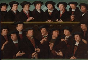 Un groupe de gardes - Dirck Jakobsz