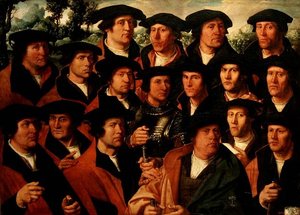 Portrait de groupe de la compagnie de tir d