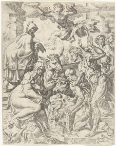 Adoration des bergers (La chute et la rédemption de l