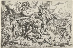 Conversion de Paul - Dirck Volckertsz. Coornhert (attributed to)