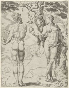 Adam et Ève - Dirck Volckertsz. Coornhert