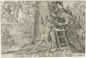 Assaut de Rome, 1527 - Dirck Volckertsz. Coornhert