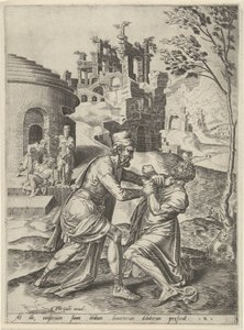 Combat entre le serviteur ingrat et un débiteur (Parabole du serviteur ingrat)