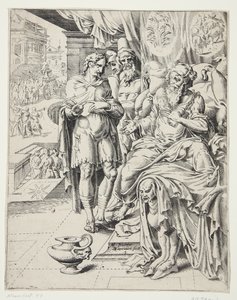 Joseph interprétant les rêves du Pharaon