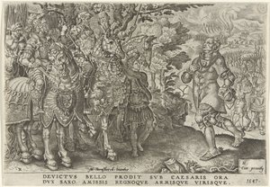Reddition du duc de Saxe sur le champ de bataille de Mühlberg, 1547 - Dirck Volckertsz. Coornhert