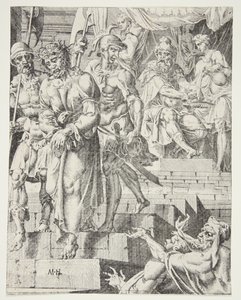 Pilate se lavant les mains - Dirck Volckertsz. Coornhert