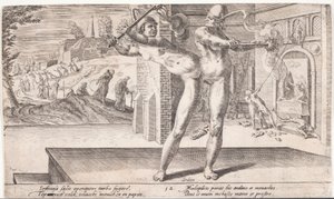 Le peuple rebelle détruisant les icônes et chassant le clergé - Dirck Volckertsz. Coornhert