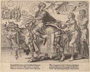 Le triomphe de Joseph - Dirck Volckertz Coornhert after Maerten van Heemskerck