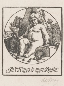 Enfant Jésus entouré des instruments de la Passion - Dirck de Bray