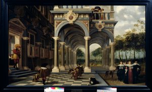 Joueurs de boules - Dirck van Delen