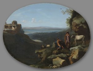 Mercure et Argus dans un paysage