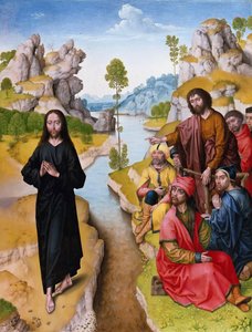 Saint Jean-Baptiste prêchant, 15ème siècle