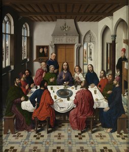 Panneau central du retable de la Cène, 1464-1468