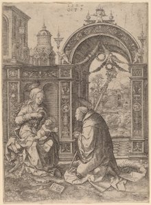 La vision de Saint Bernard - Dirk Jacobsz Vellert