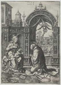 La Vision de Saint Bernard - Dirk Jacobsz Vellert