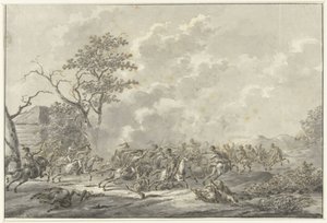 Combat de cavaliers - Dirk Langendijk