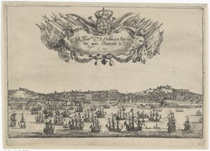 Vue de la ville et du port de Lisbonne - Dirk Stoop