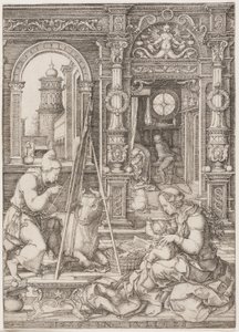 Saint Luc peignant la Vierge et l