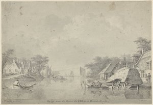 Vue sur la rivière Lek à Utrecht - Dirk Verrijk