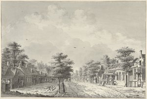 Vue du village De Bilt depuis la Hollebeld