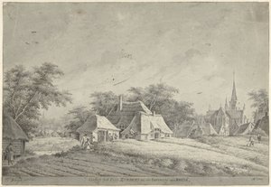 Vue du village de Zundert - Dirk Verrijk