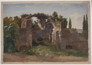 Ruines. Thermes de Caracalla à Rome?
