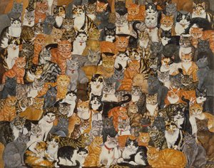 Double étalage de chats - Ditz