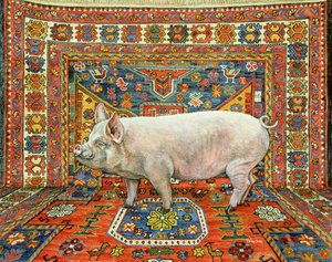Tapis Singleton Cochon - Ditz