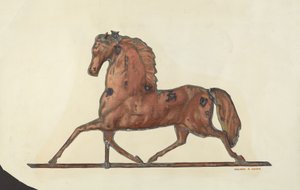 Girouette en forme de cheval - Dolores Haupt