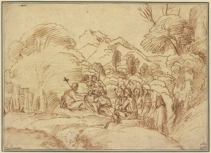 Jean prêchant dans le désert - Domenichino