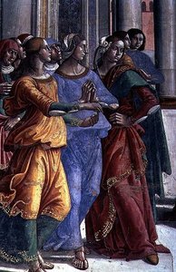 Spectateurs, de la Vierge Marie au Temple (détail)
