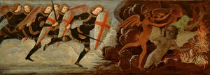Saint Michel et les anges en guerre avec le diable