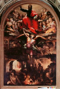Saint Michel chassant les anges rebelles