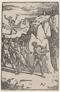 Les métaux qui fuient Vulcain - Domenico Beccafumi