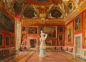 Salle de Jupiter au Palais Pitti à Florence, 1875