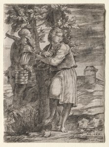 Berger et vieux guerrier