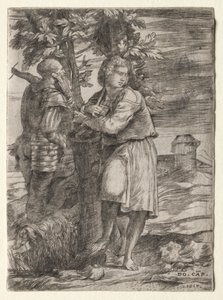 Berger et vieux guerrier