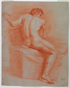 Dessin, Nu, vers 1740