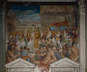 Procession du corps de Saint Antonin - Domenico Cresti