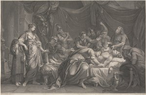 Andromaque pleurant la mort d