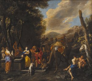 Rebecca et Éliézer au puits