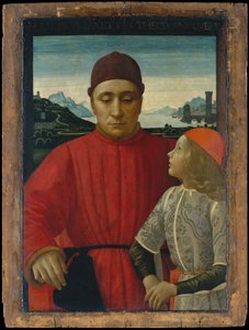 Francesco Sassetti 1421-1490 et son fils Teodoro, ca. 1488 - Domenico Ghirlandaio
