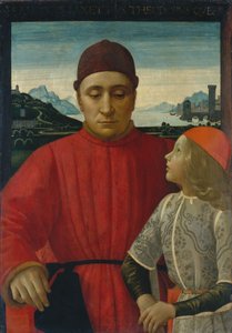 Francesco Sassetti et son fils Teodoro, vers 1488 - Domenico Ghirlandaio