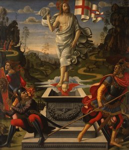 French : La résurrection du Christ Resurrection of Christ - Domenico Ghirlandaio
