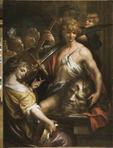 Le triomphe de David - Domenico I Piola