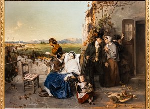 Comme les Feuilles tombent - Domenico Induno