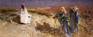 Christ dans le désert - Domenico Morelli